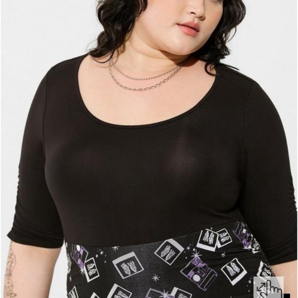 Retired! Beetlejuice mini super soft side shirring dress - Picture 3 of 7